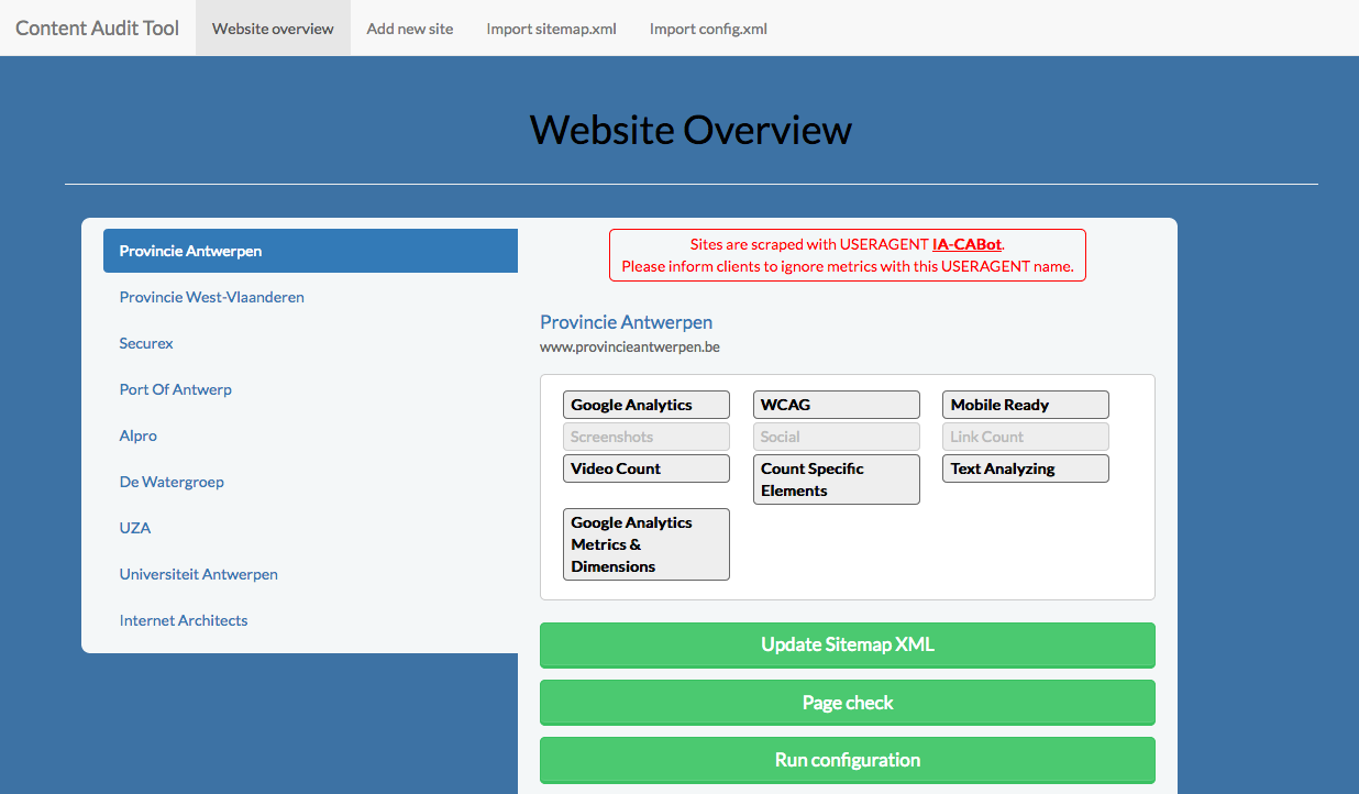 Content Audit Tool